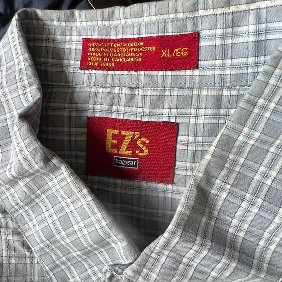 Haggar Men's XL Button Down - Picture 2 of 9